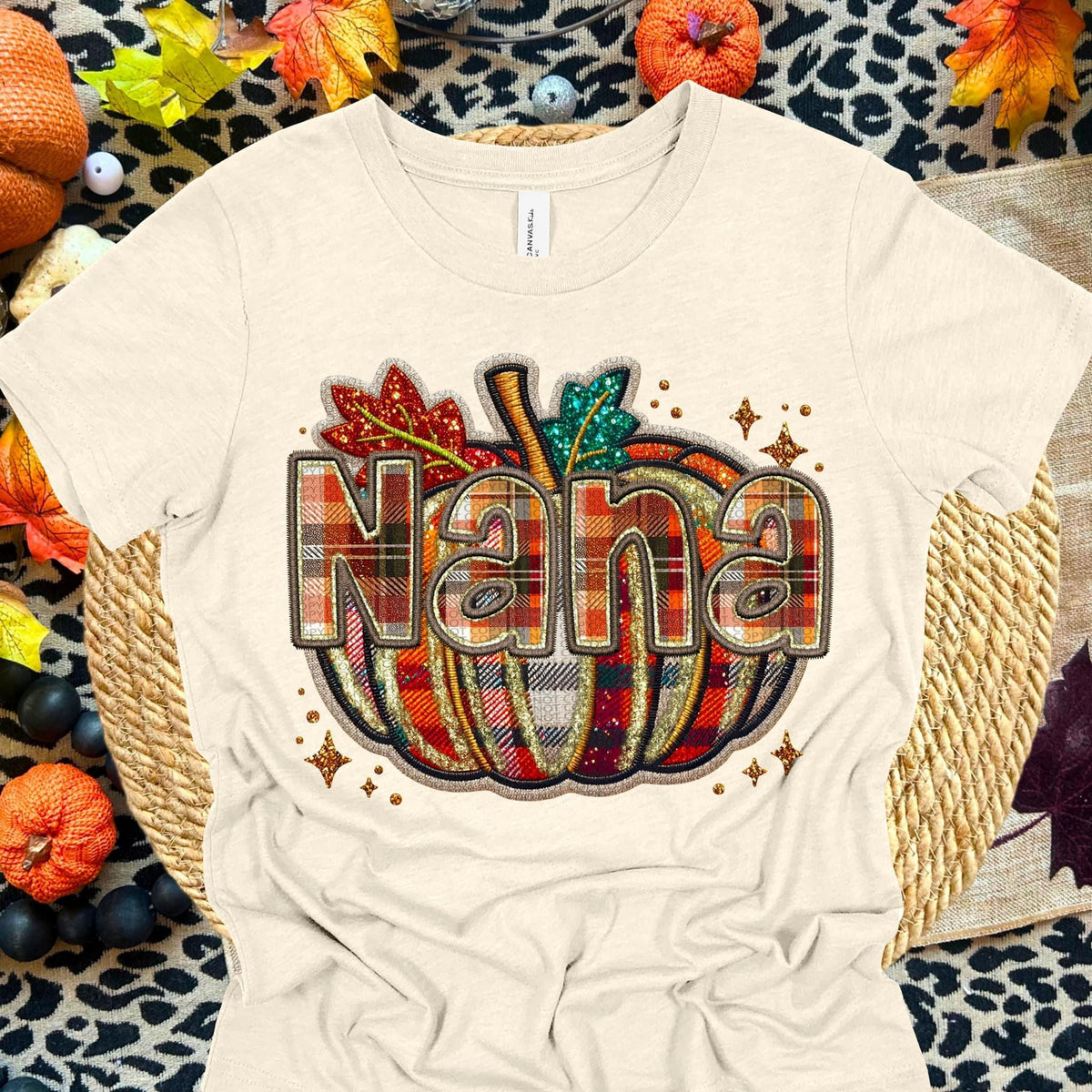 Fall Plaid -PICK YOUR NAME- TRANSFER (RT)