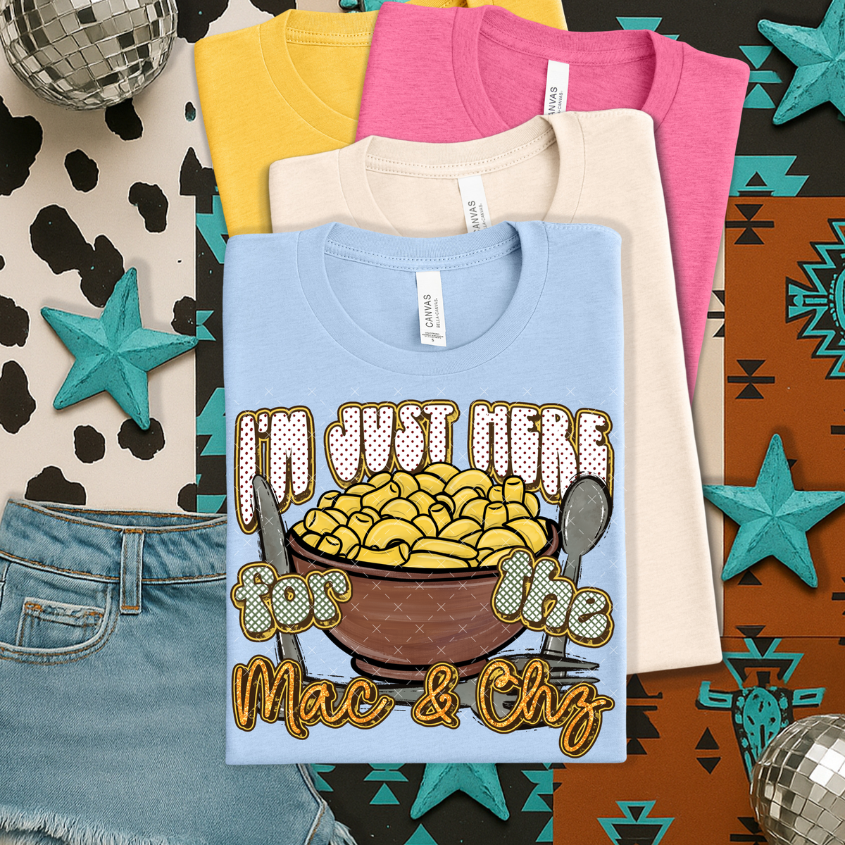 I'm Just Here For The Mac & Cheese - Transfers (CS)