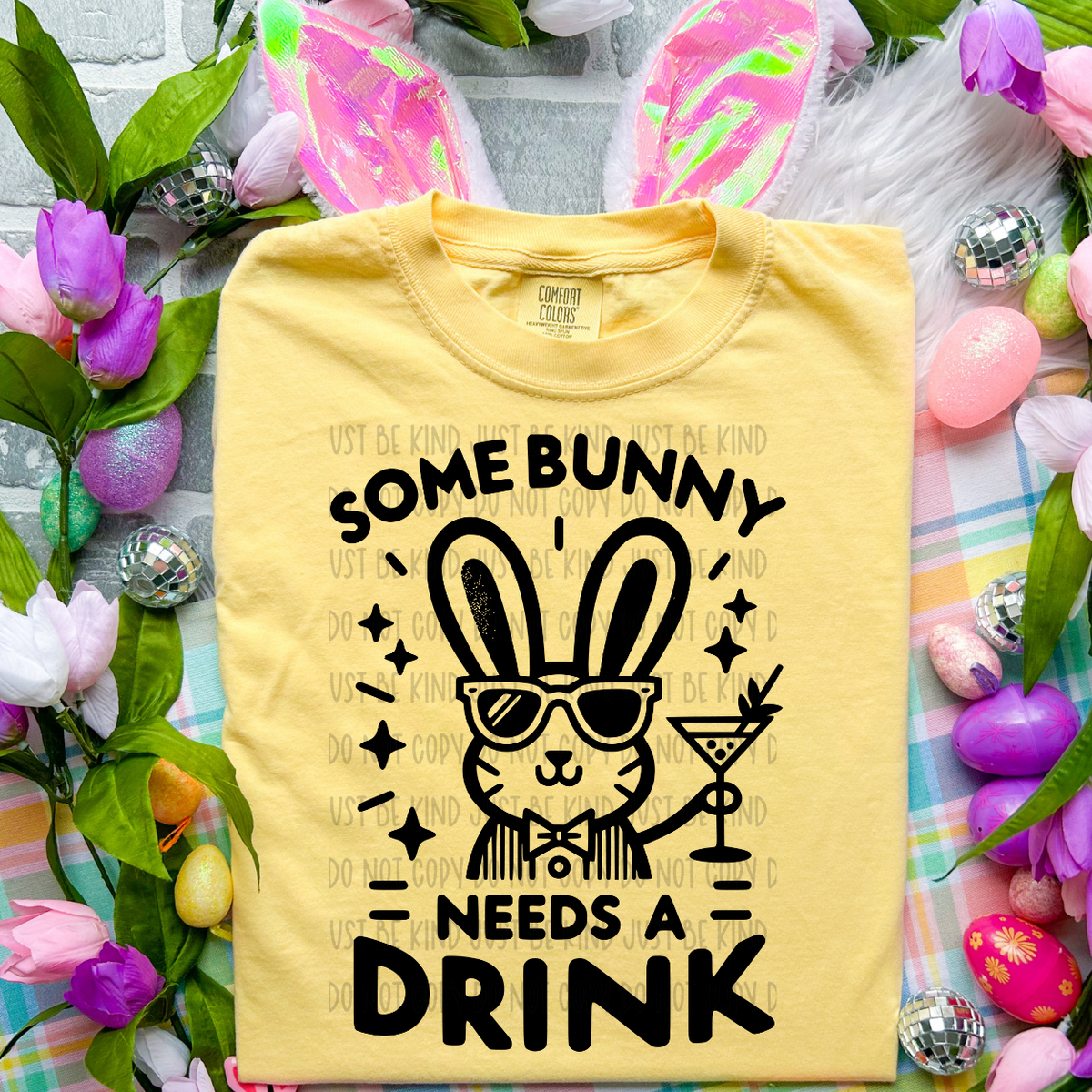 Some Bunny Needs A Drink - TRANSFERS (B)
