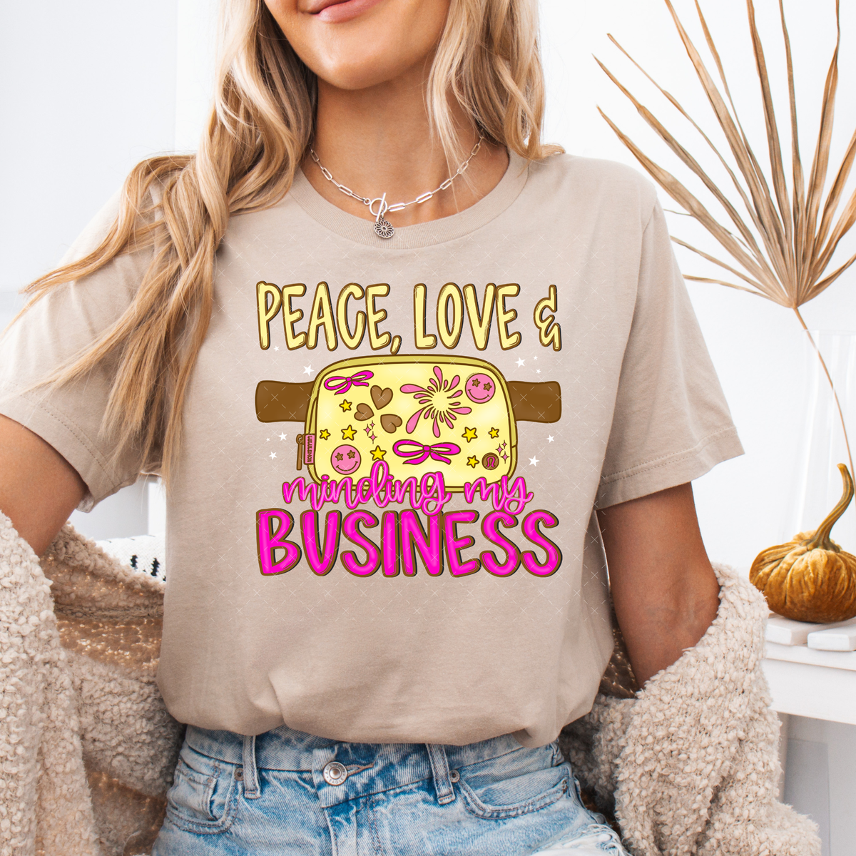 Peace Love Minding My Own Business - Transfers (JBD)