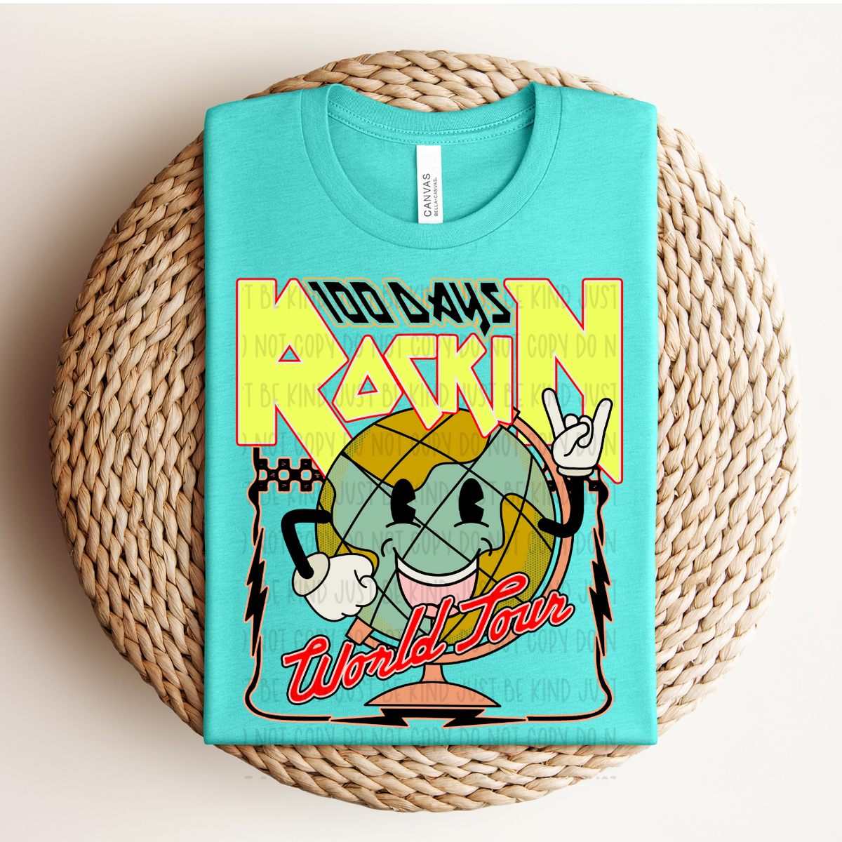 100 Days Rockin World Tour Yellow - TRANSFERS (Kayndi)