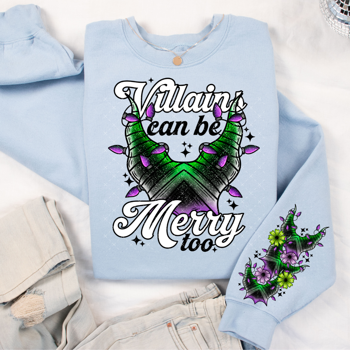 Villain's Can Be Merry Too - COMPLETED SWEATSHIRT