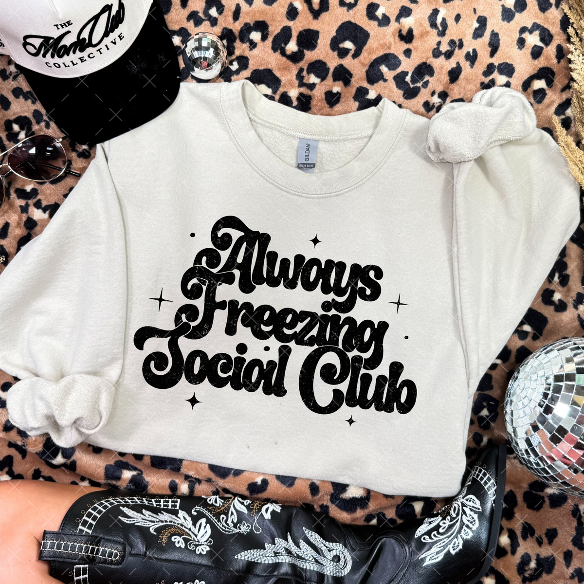 Always Freezing Social Club / Black - TRANSFER (S)