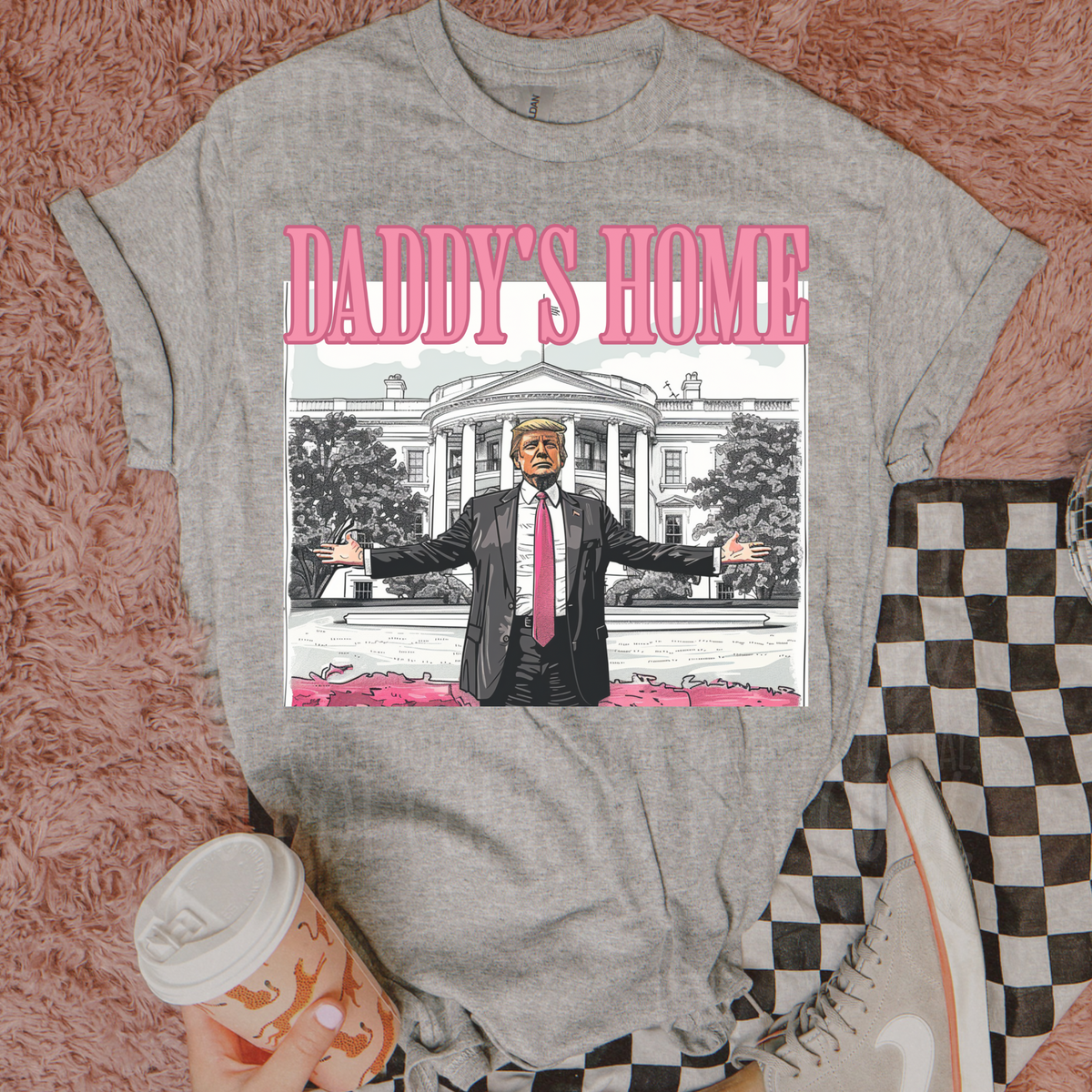 Daddys home white front lawn- TRANSFER (S)