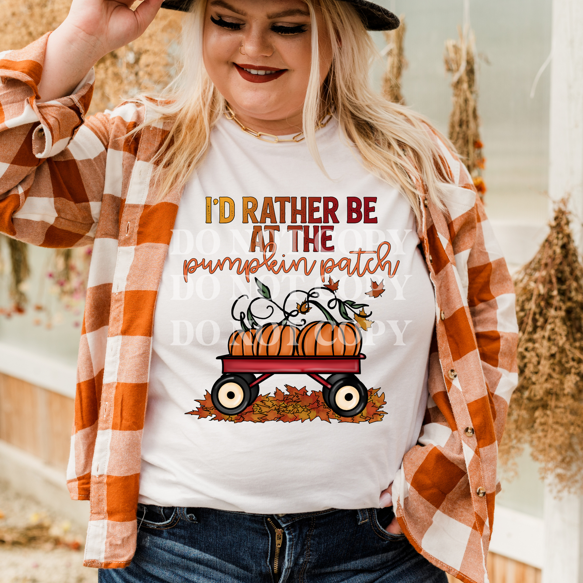 I'd Rather Be At The Pumpkin Patch - Transfers (PH)