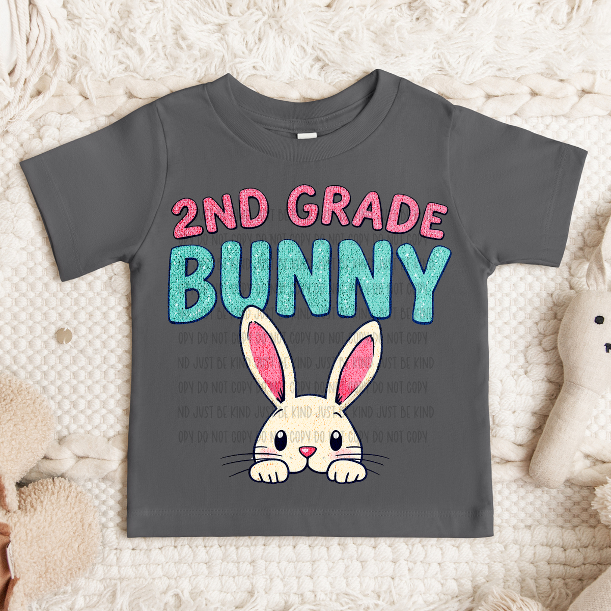 2nd Grade Bunny - TRANSFERS (B)