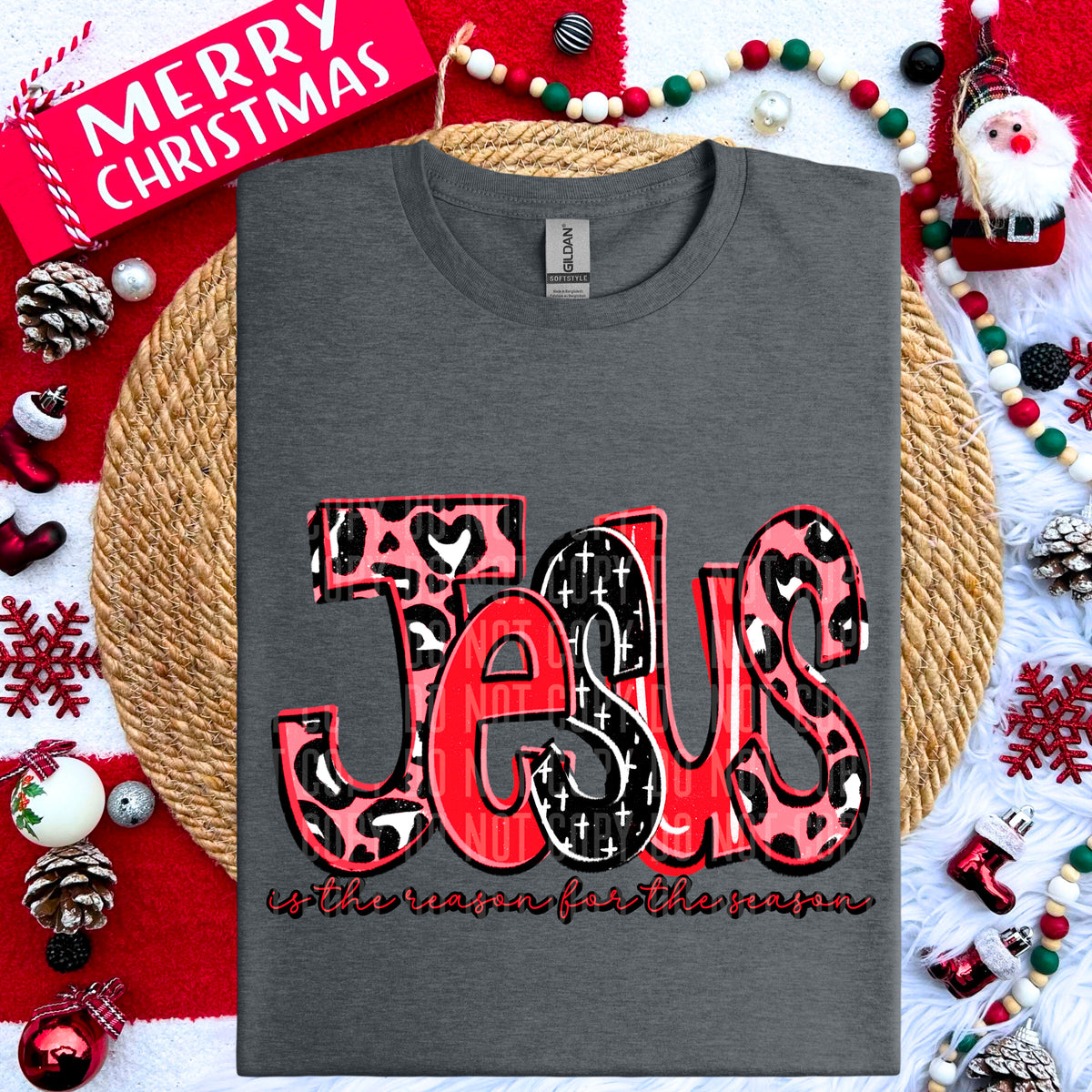 Jesus is the Reason Red and Pink - TRANSFERS (CC)