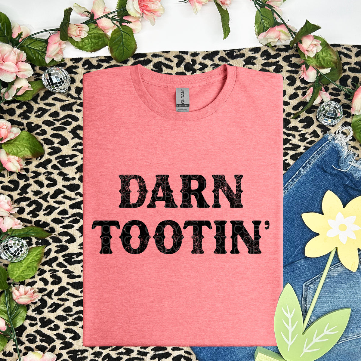 Darn Tootin' Western Various Ink Colors - Transfer (SD)