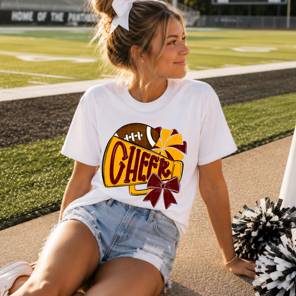 Cheer / Burgundy & Gold - TRANSFER (SDD)