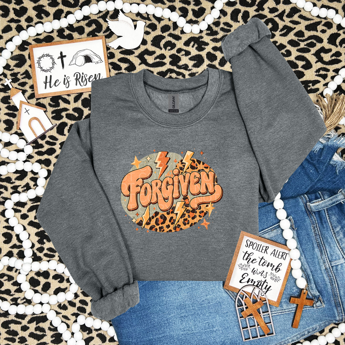 Forgiven Leopard Print - TRANSFERS (SAVED)
