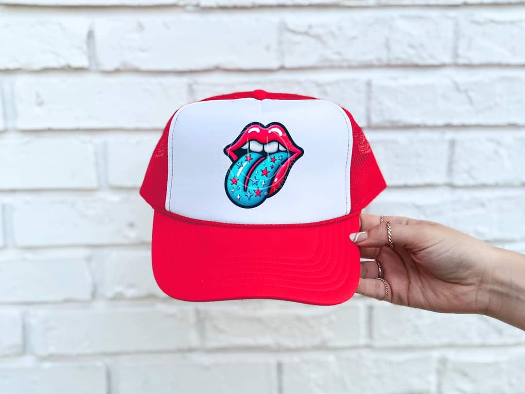 Stars Mouth -Hat Transfer (TE)