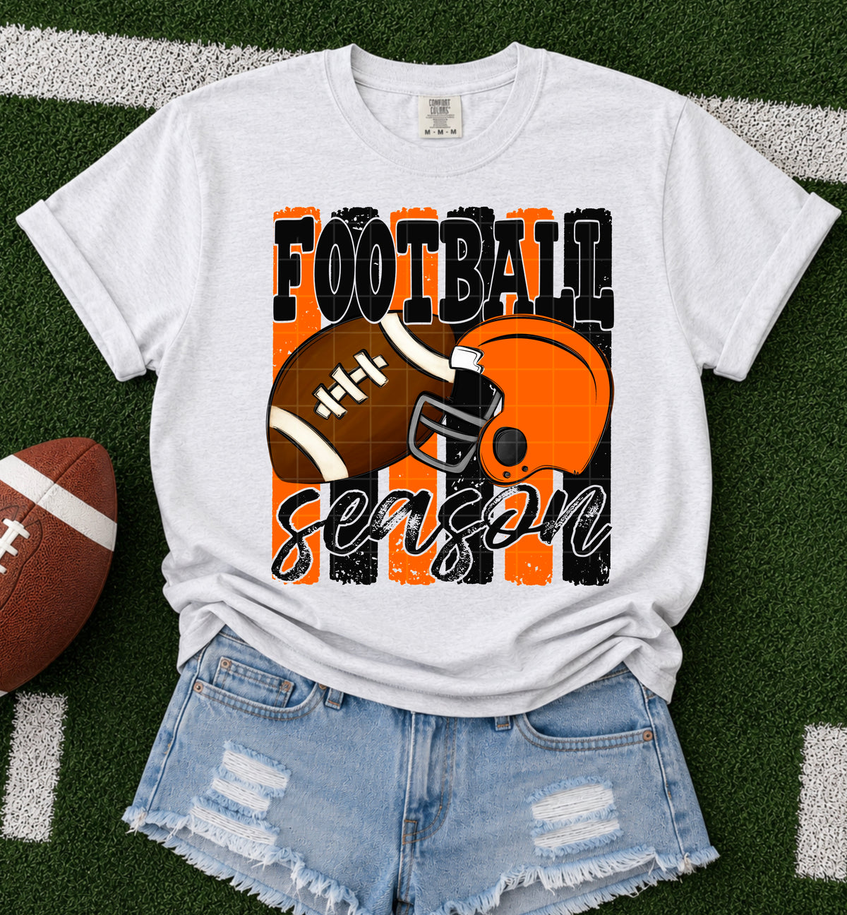 Football Season / Black & Orange - TRANSFER (SDD)