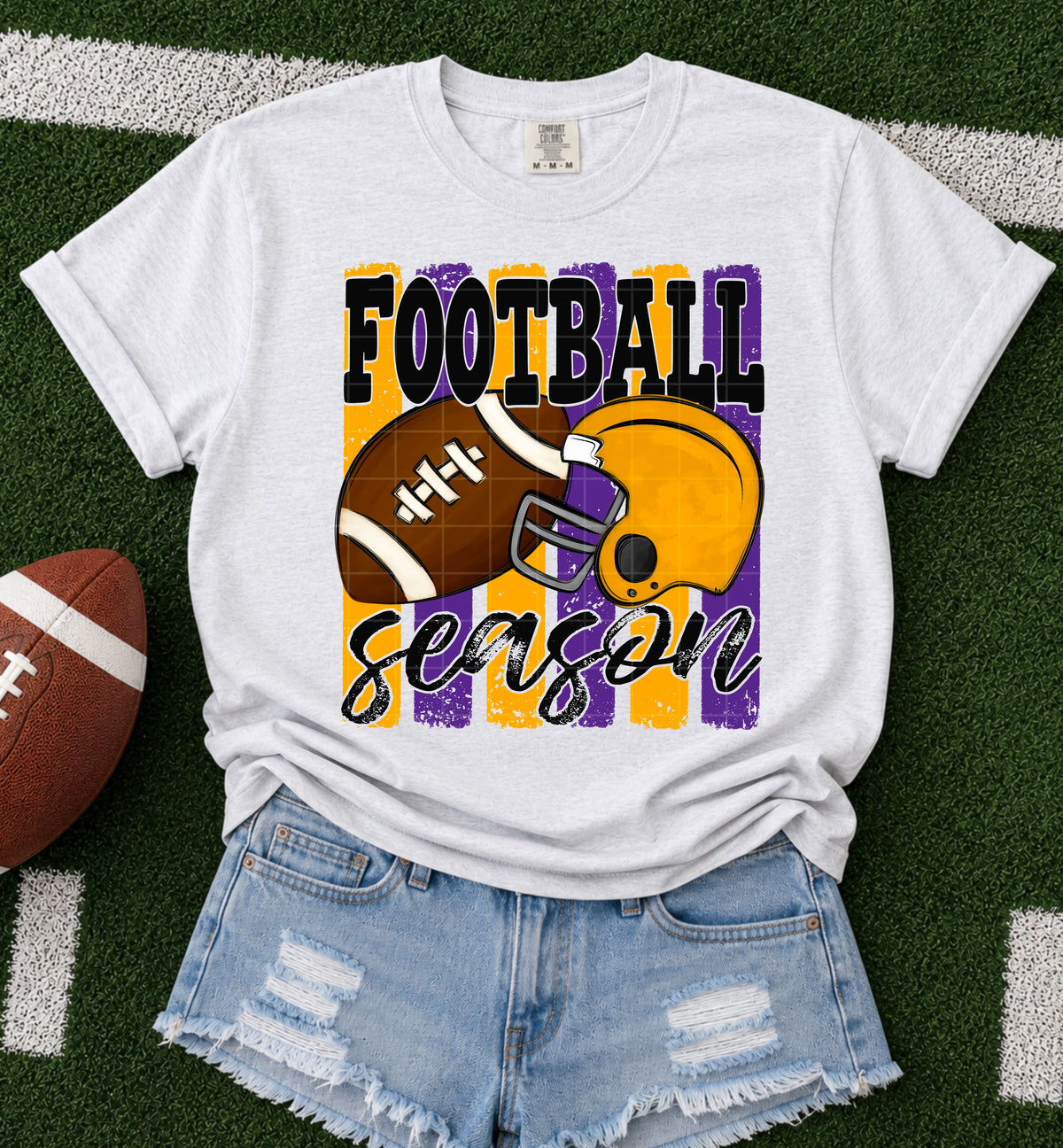 Football Season / Purple & Yellowgold - TRANSFER (SDD)
