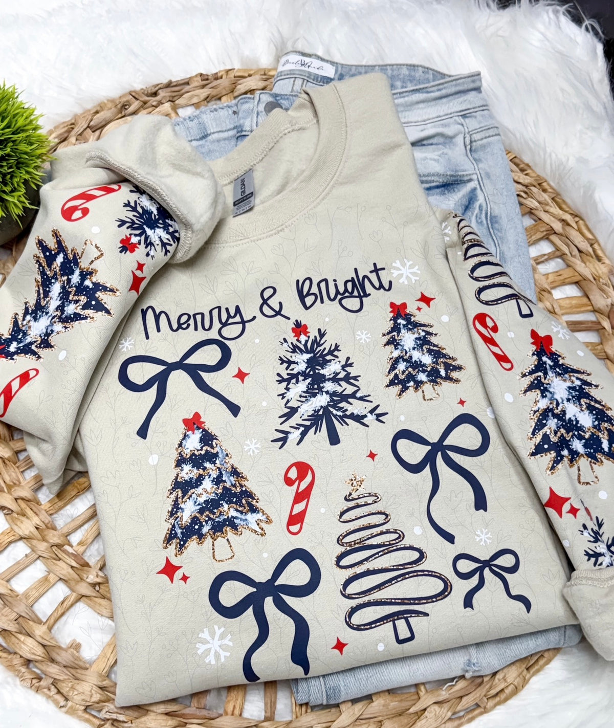 Merry & Bright - COMPLETED SWEATSHIRT (Copy 2)