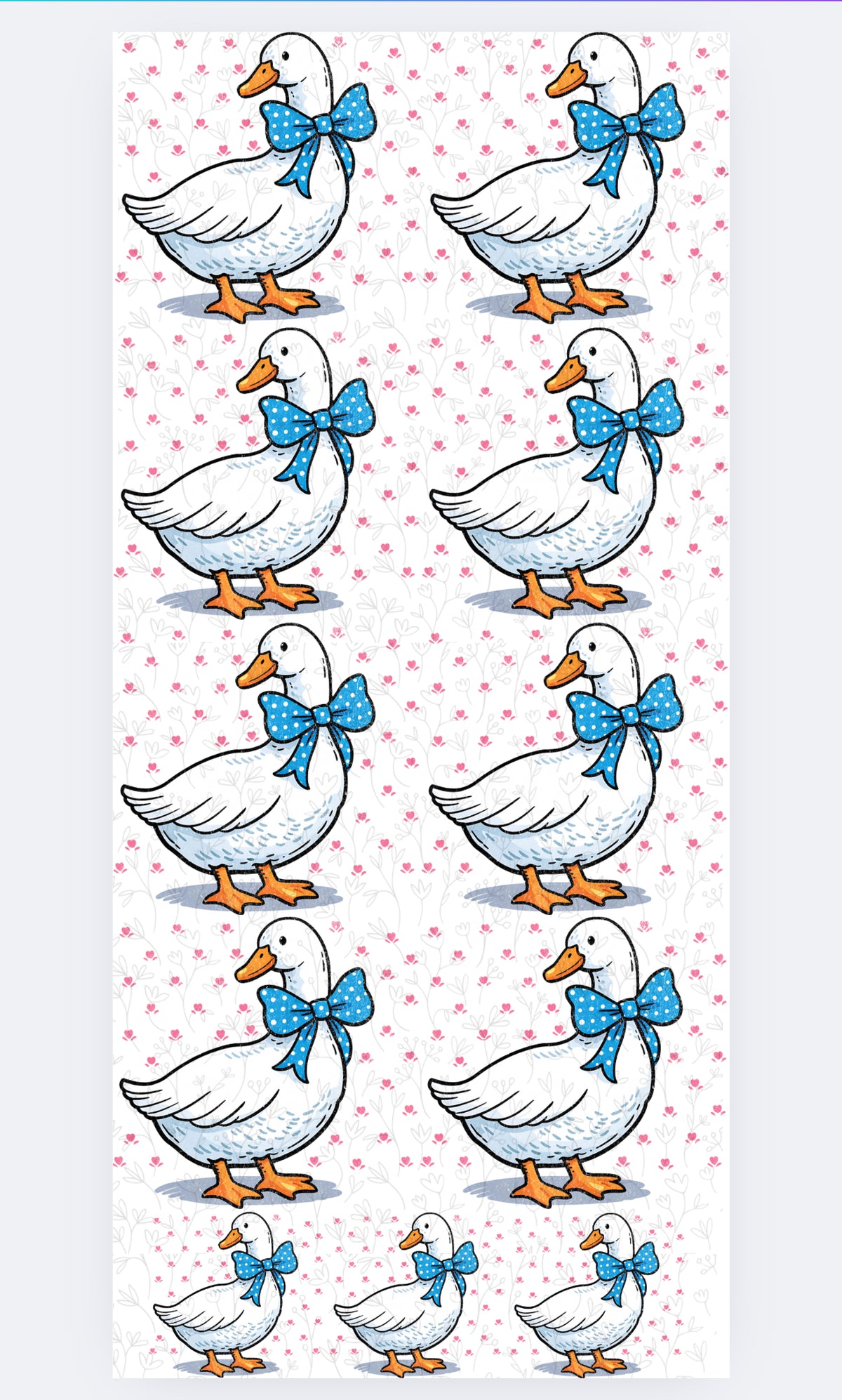 Goose - PRE MADE GANG SHEET