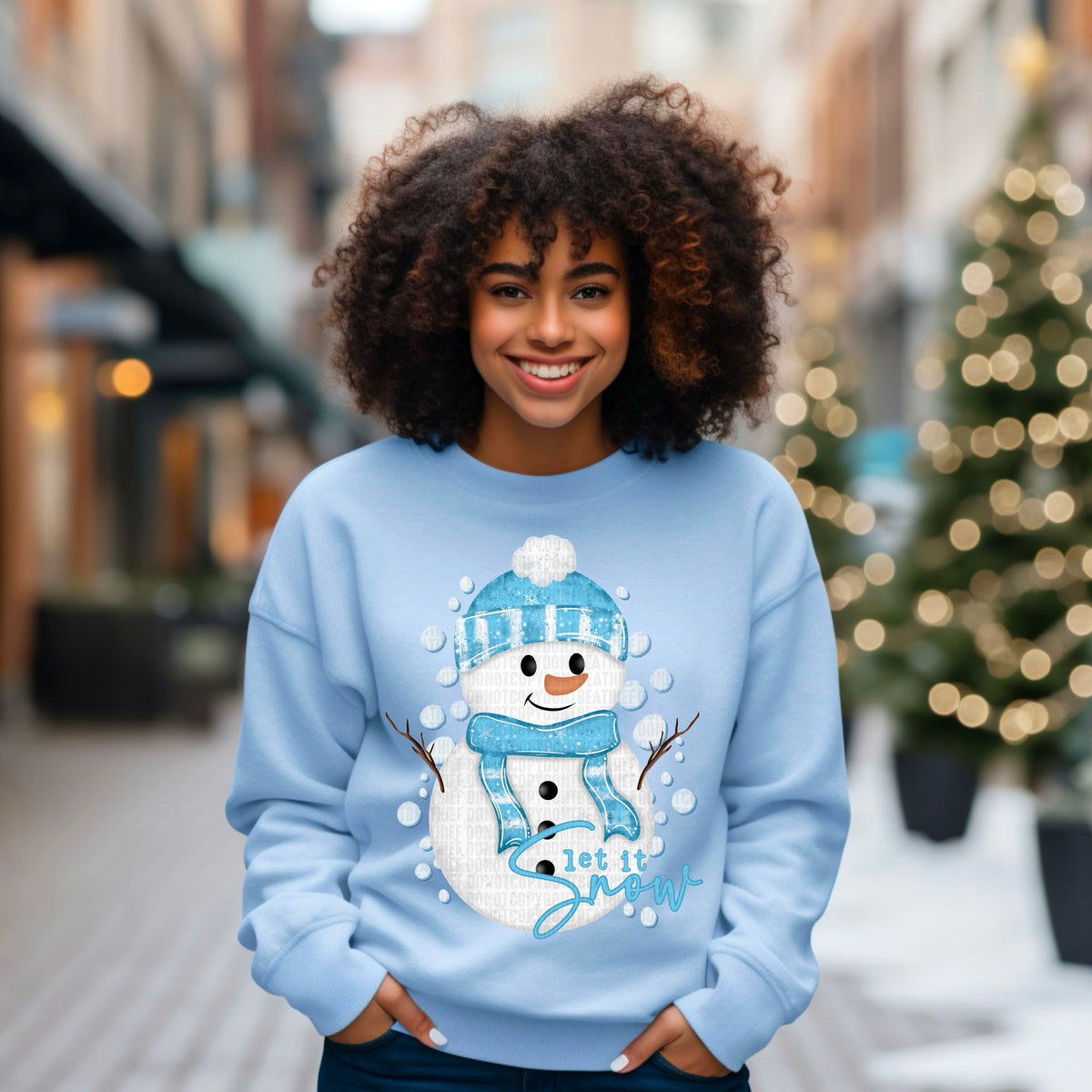 Let It Snow Snowman - TRANSFER (SDD)