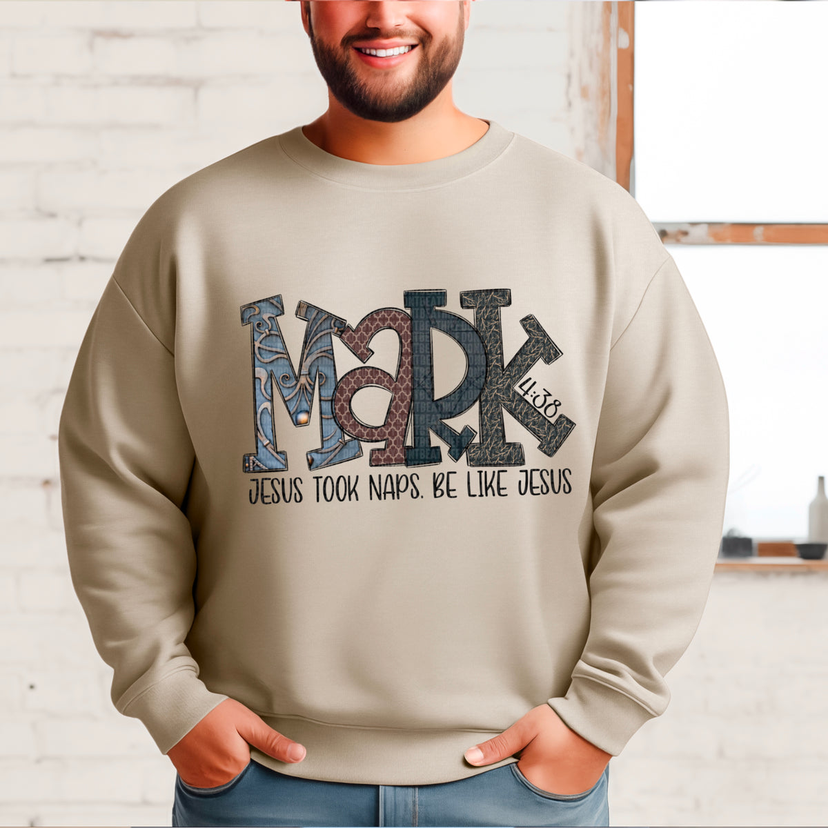 Jesus Took Naps Be Like Jesus Dark Multicolor - TRANSFER (SDD)