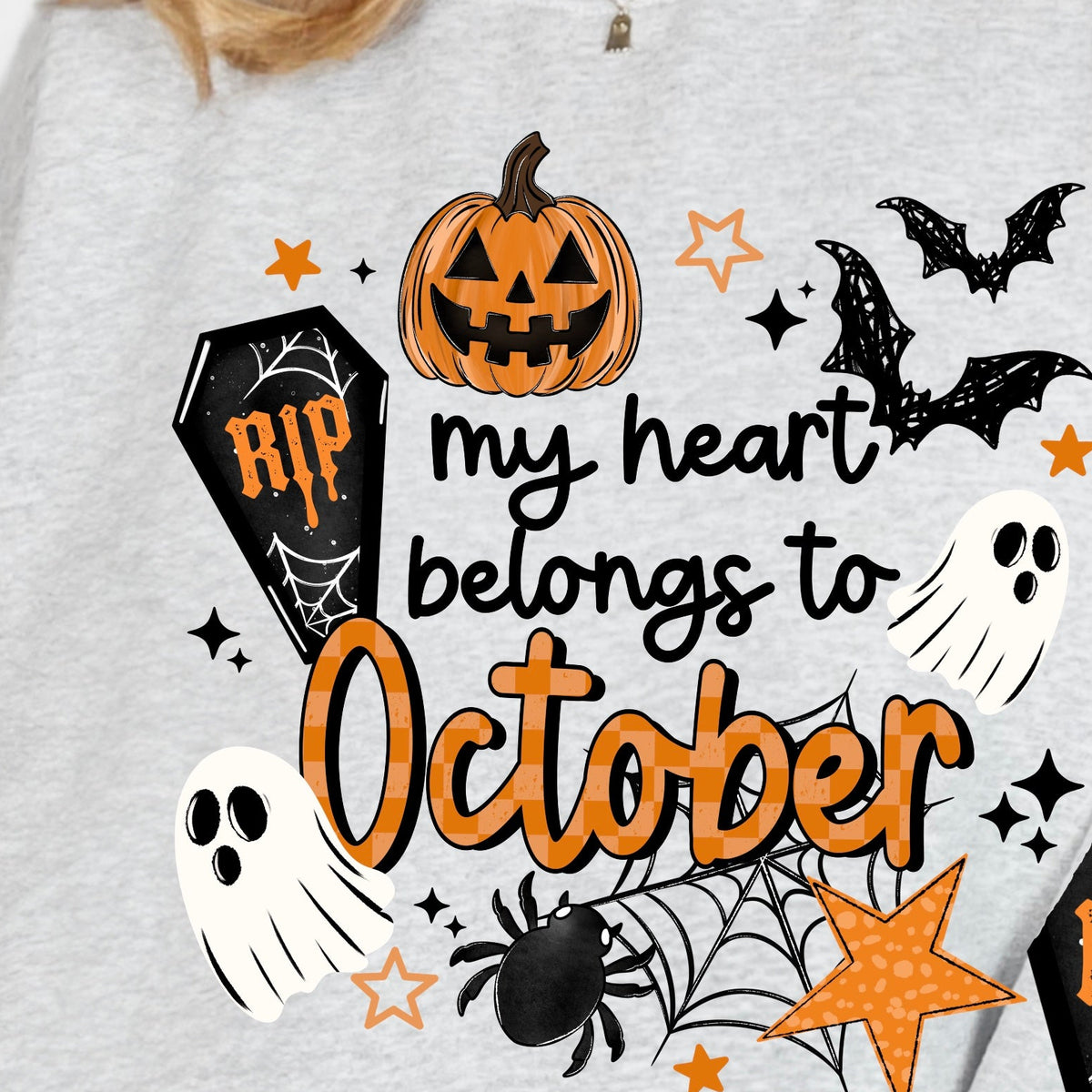 My Heart Belongs To October - FRONT ONLY - TRANSFERS (CSC)