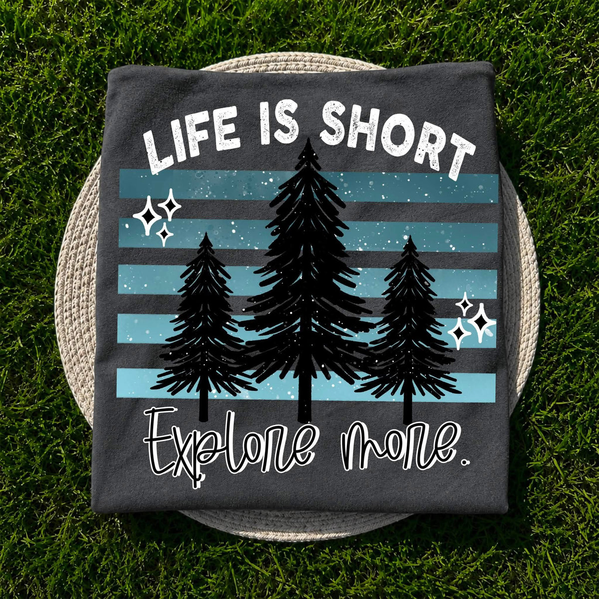 Life Is Short / White - Transfers (CSC)
