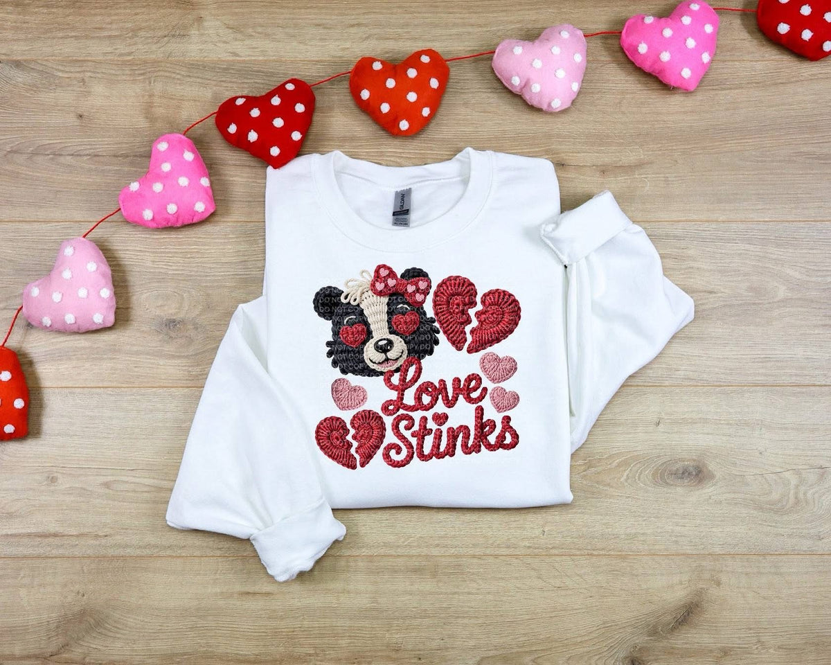 Love Stinks - COMPLETED SWEATSHIRT