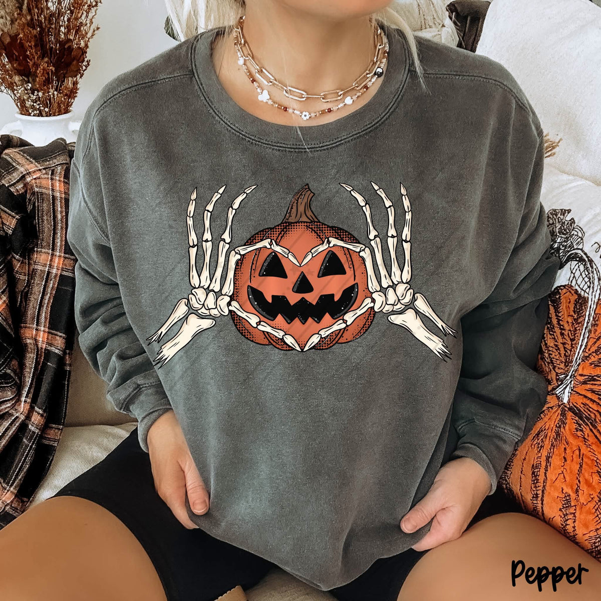 Pumpkin With Skelly - Transfers (CC)