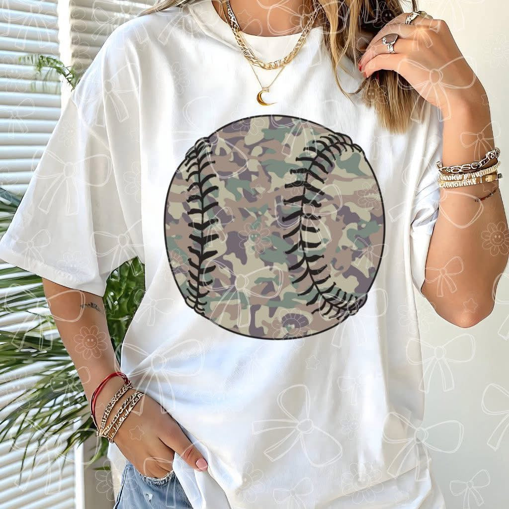 Camo Baseball - TRANSFER (CC)