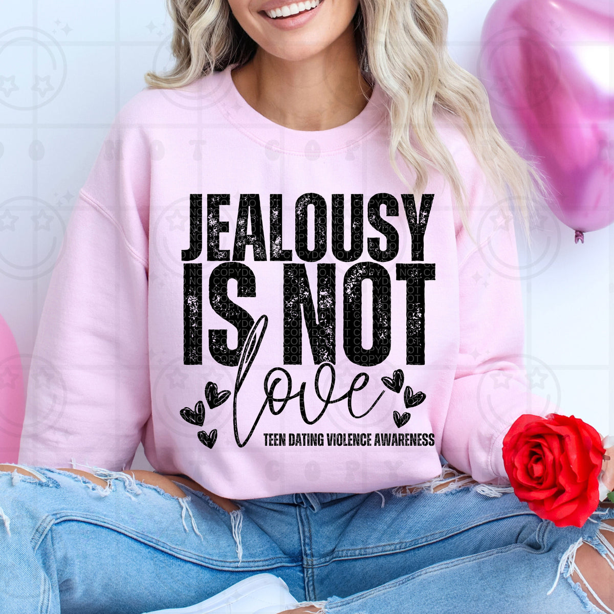 Jealousy Is Not Love Teen Dating Violence Awareness - TRANSFER (HW)