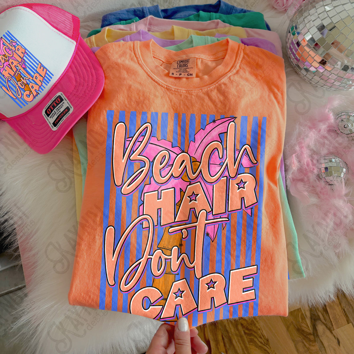 Beach Hair Don't Care - Transfers (Kayndi)