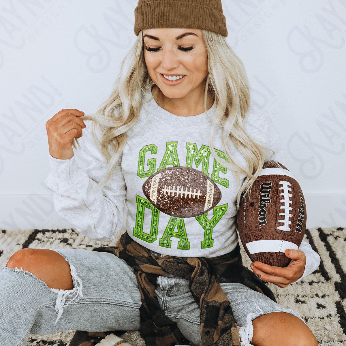 Game Day Bright Green - Transfers (Kayndi)