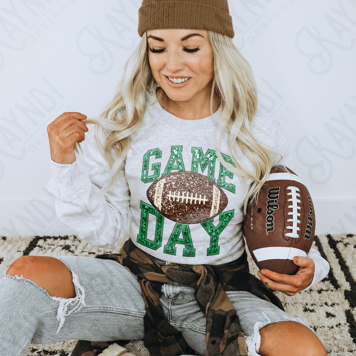 Game Day Dark Green - Transfers (Kayndi)