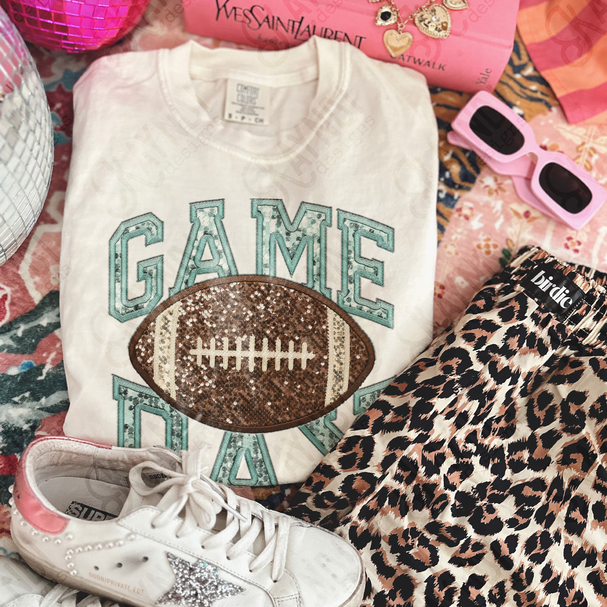 Game Day Light Teal - Transfers (Kayndi)