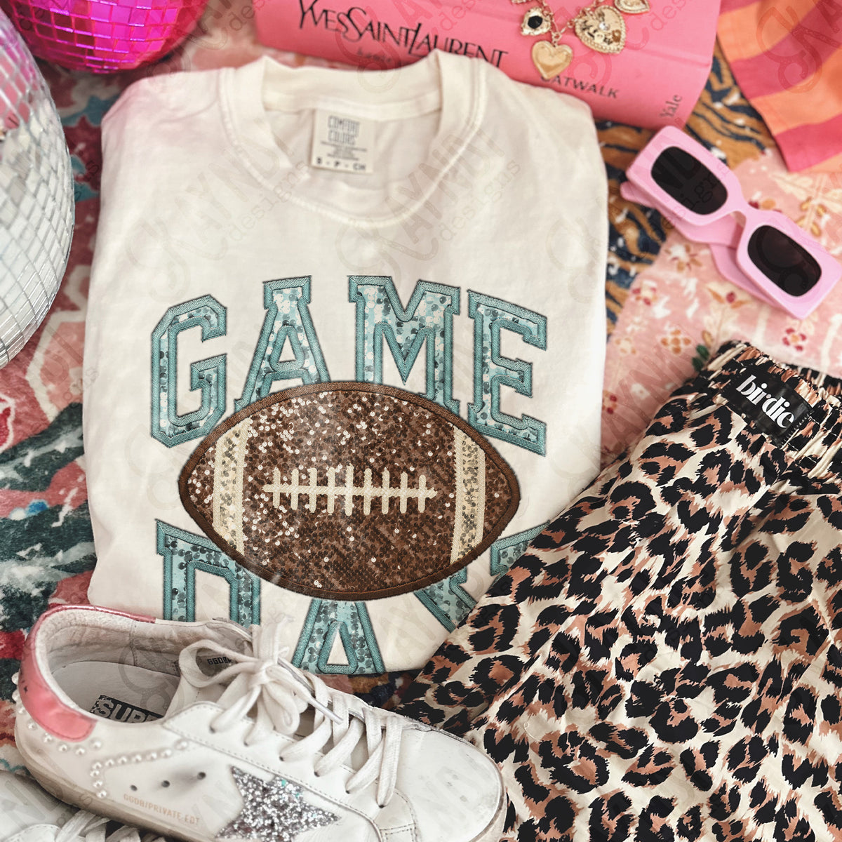 Game Day Baby Blue - Transfers (Kayndi)
