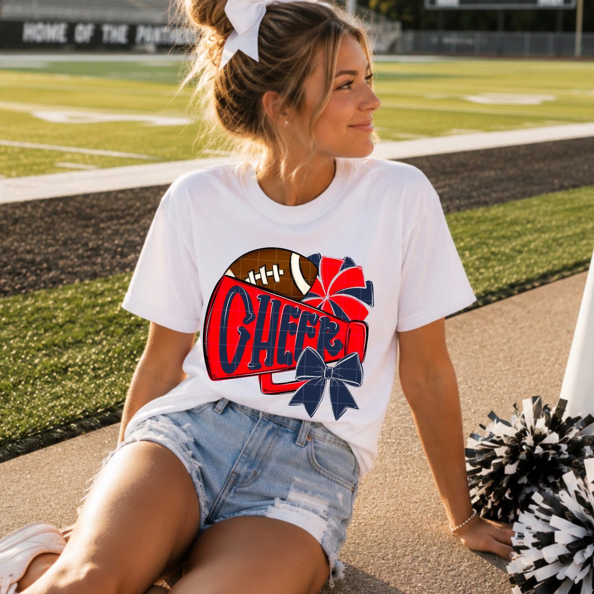 Cheer / Red & Navy - TRANSFER (SDD)