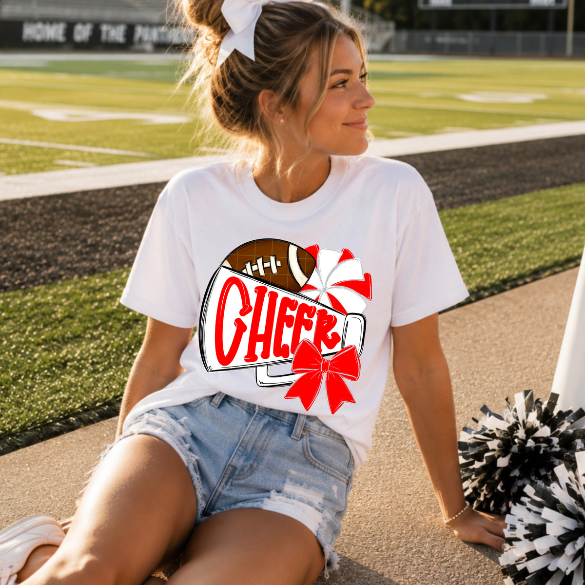 Cheer / Red & White - TRANSFER (SDD)