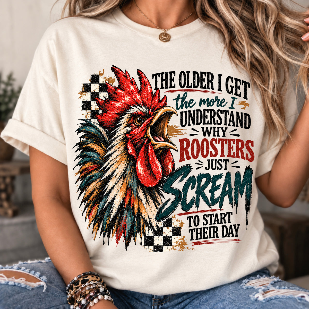 Roosters Scream - Transfers (SDD)