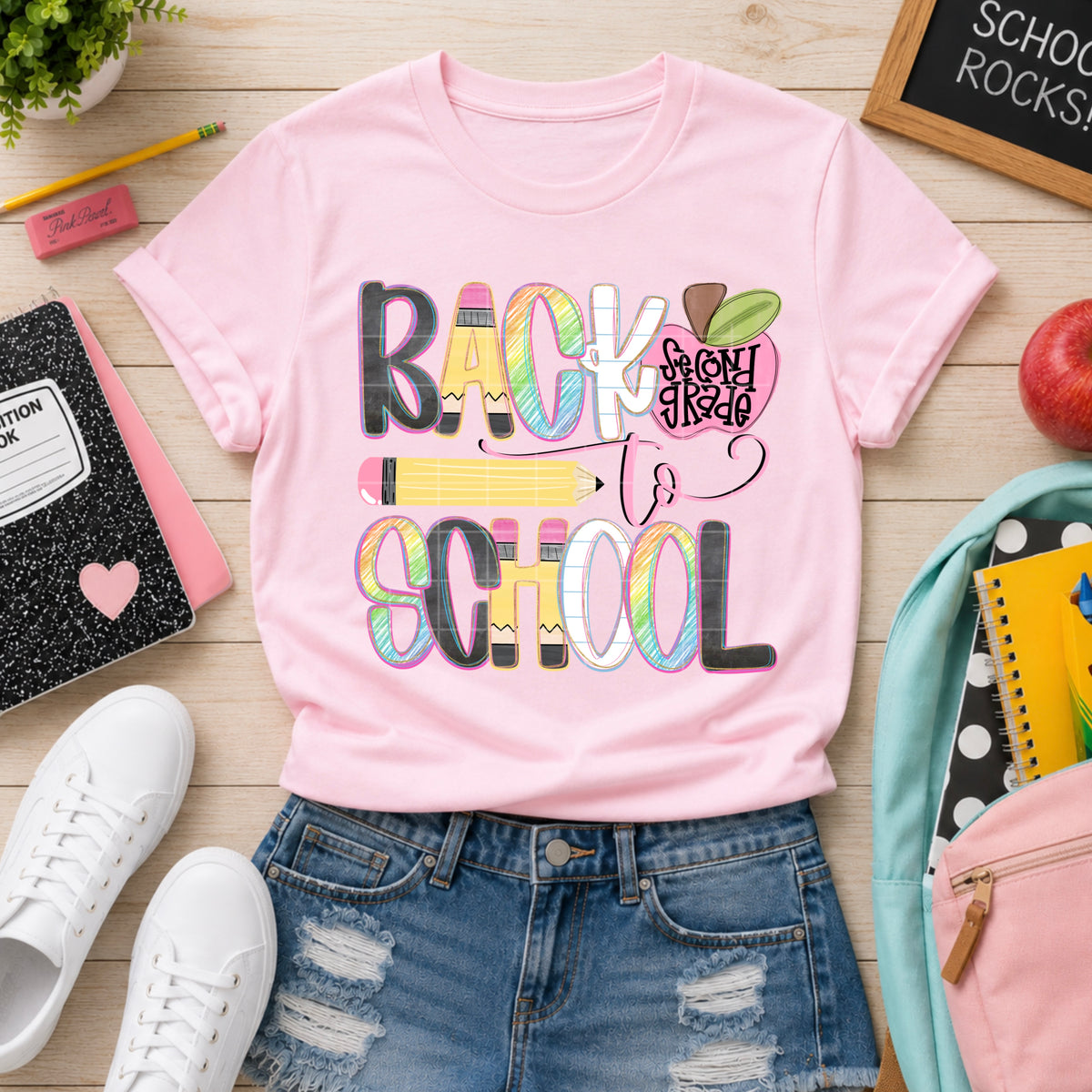 Back To School Second Grade - TRANSFER (SDD)