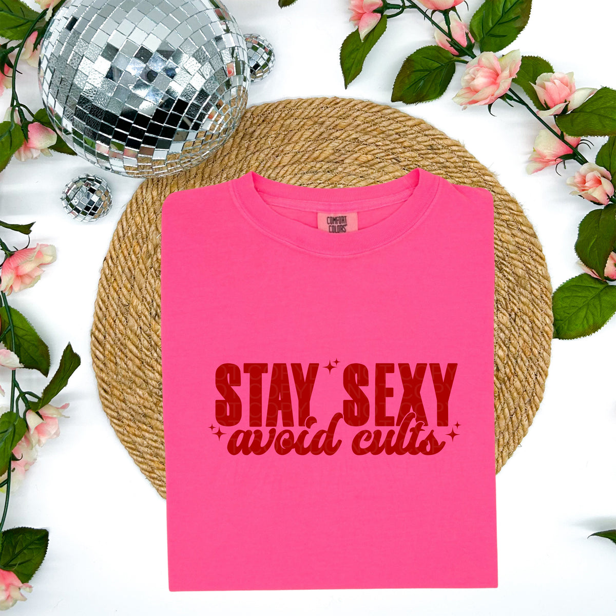 Stay Sexy Avoid Cults Red Ink - TRANSFERS (Lyttle)