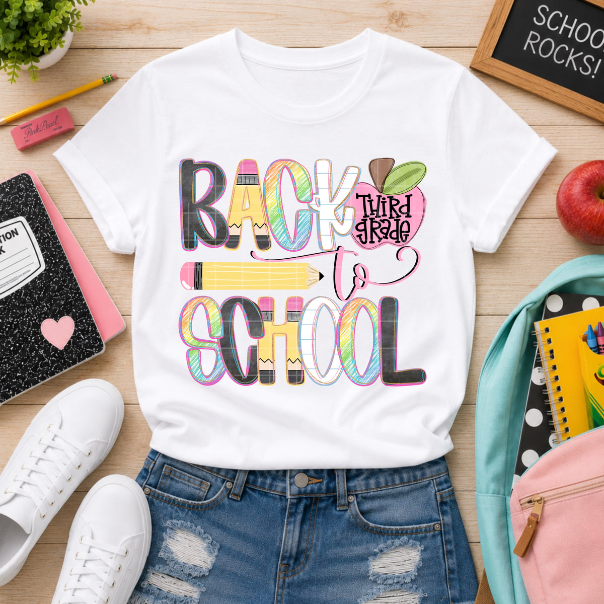 Back To School Third Grade - TRANSFER (SDD)