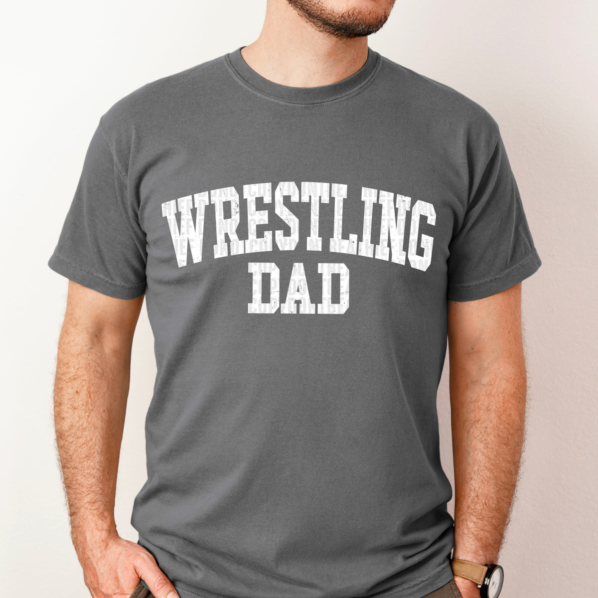 Wrestling Dad / White - TRANSFER (SDD)