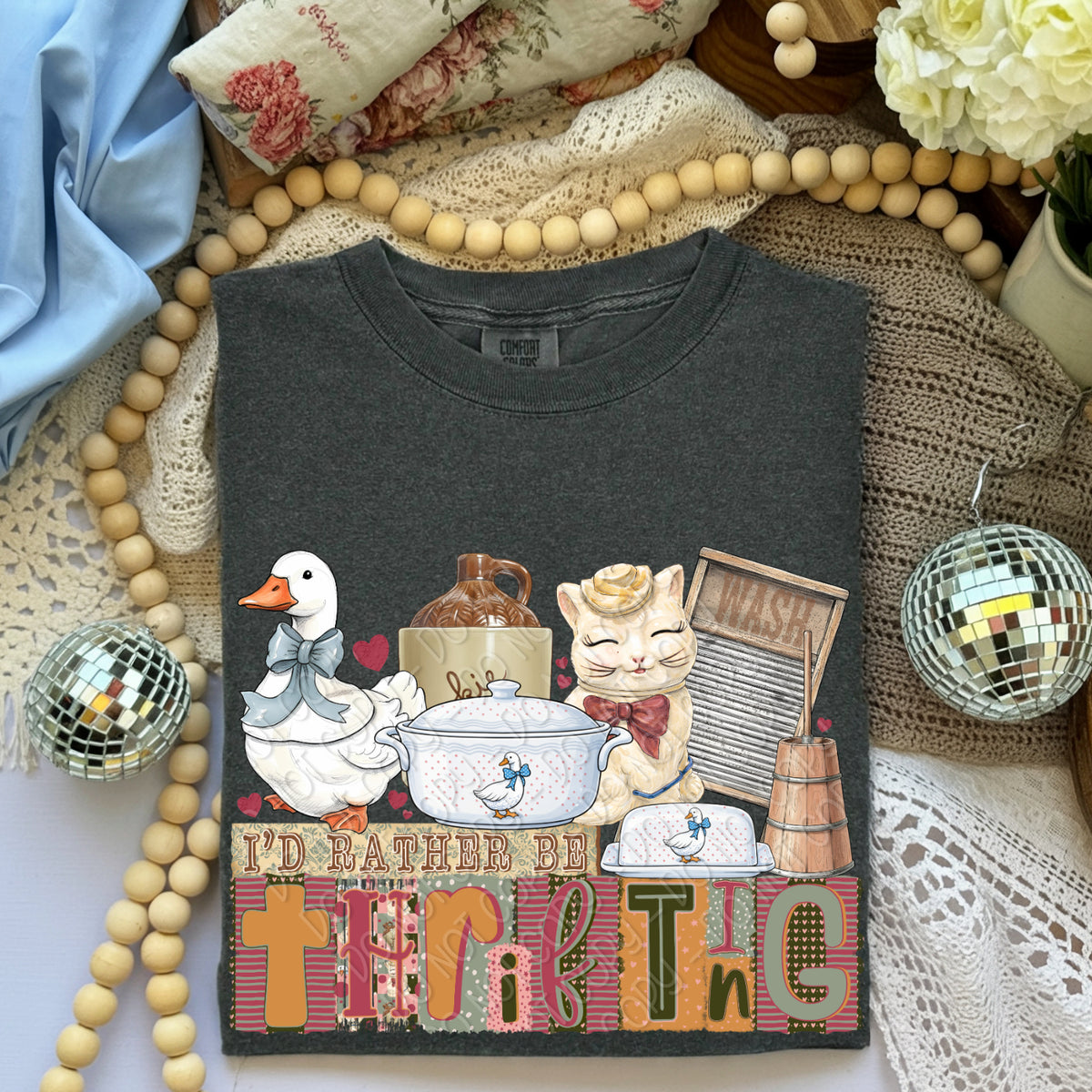I'd Rather Be Thrifting - Transfers (DW)