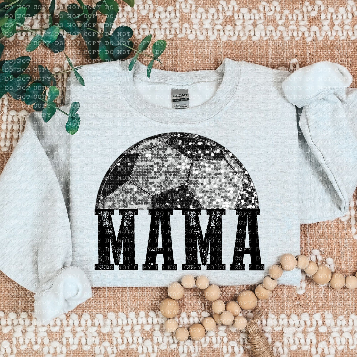 Soccer Mama faux sequin - Transfer (E)