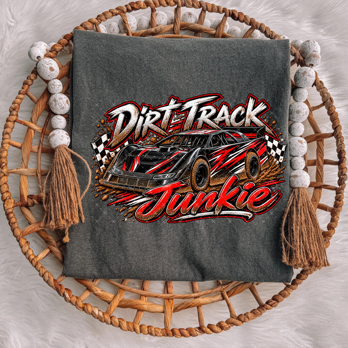 Dirt Track Junkie / Red - Transfers (ADD)