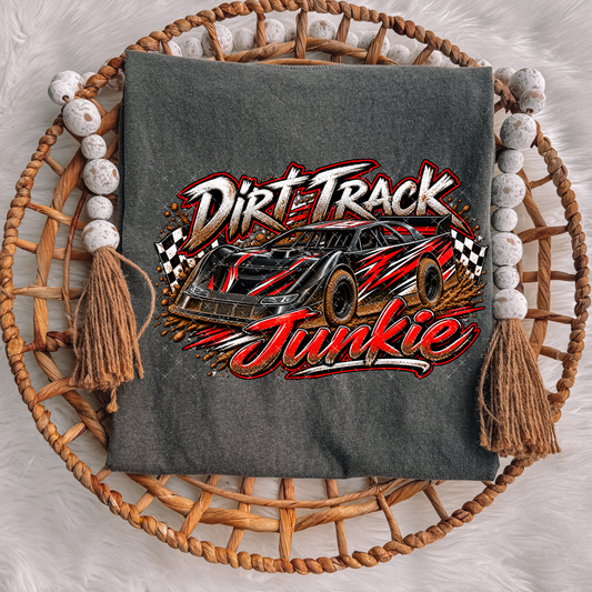 Dirt Track Junkie / Red - Transfers (ADD)