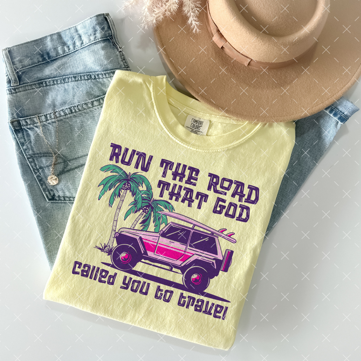 Run The Road That God Called You To Brave - COMPLETED TEE