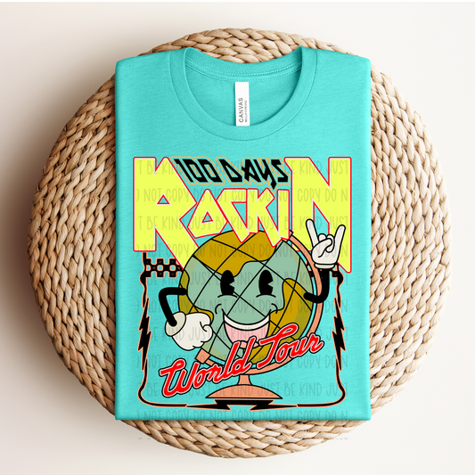 100 Days Rockin World Tour Yellow - TRANSFERS (Kayndi)
