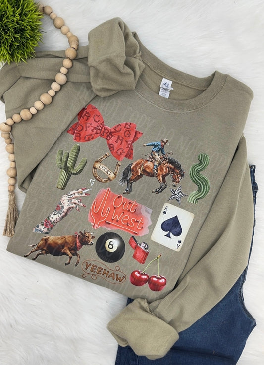 Wild West- COMPLETED SWEATSHIRT