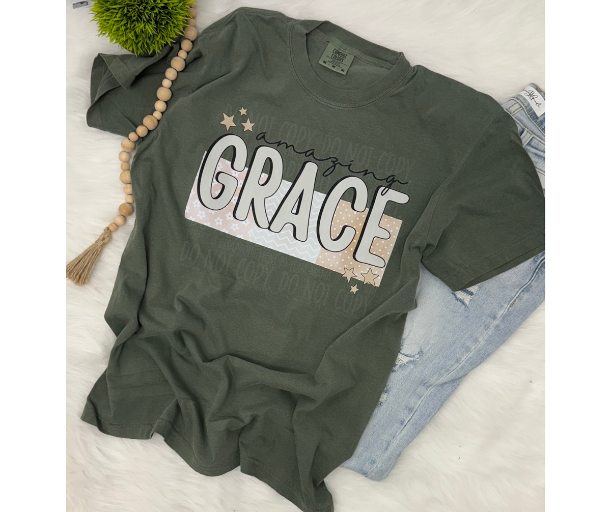 Amazing Grace- COMPLETED TEE