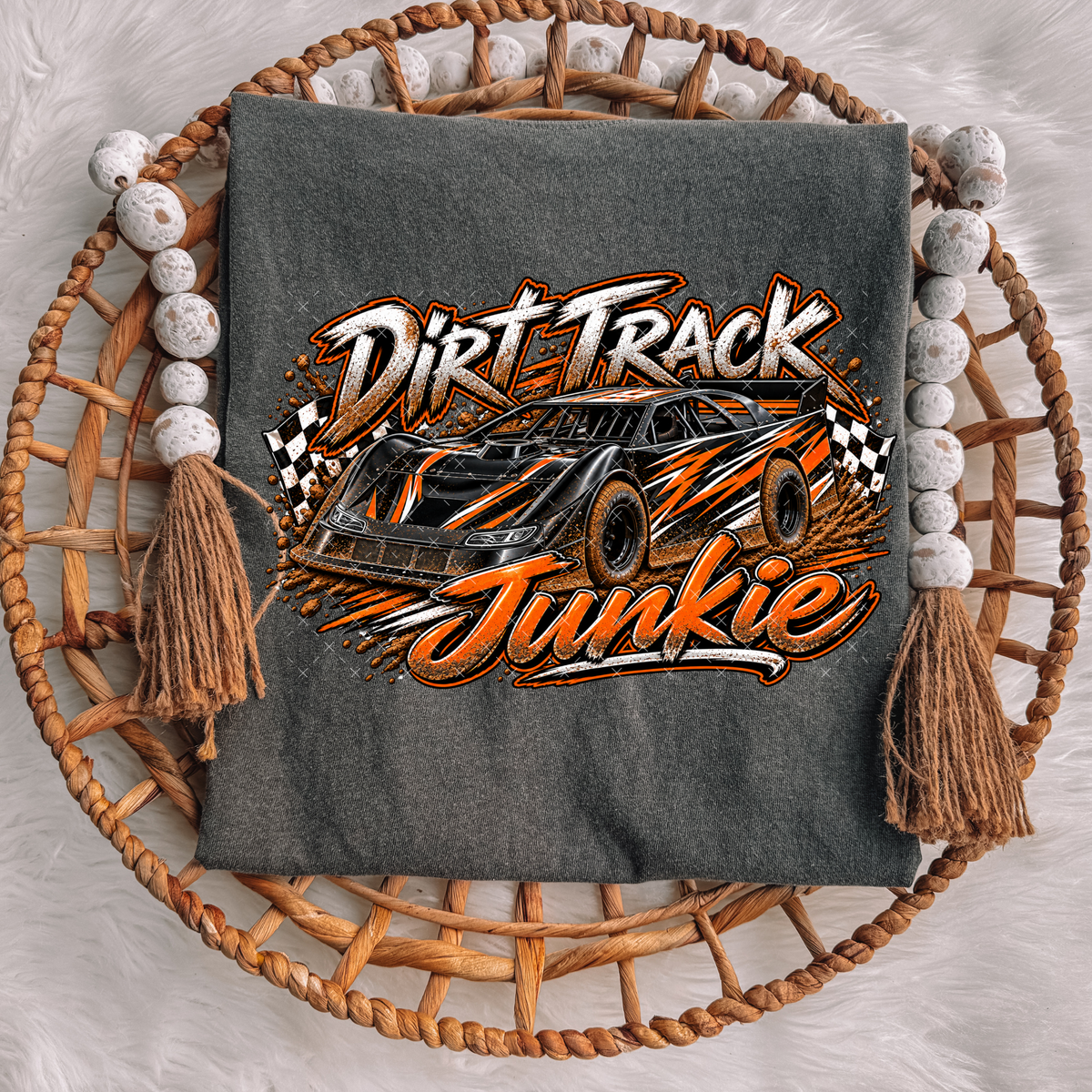 Dirt Track Junkie / Orange - Transfers (ADD)