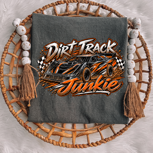 Dirt Track Junkie / Orange - Transfers (ADD)