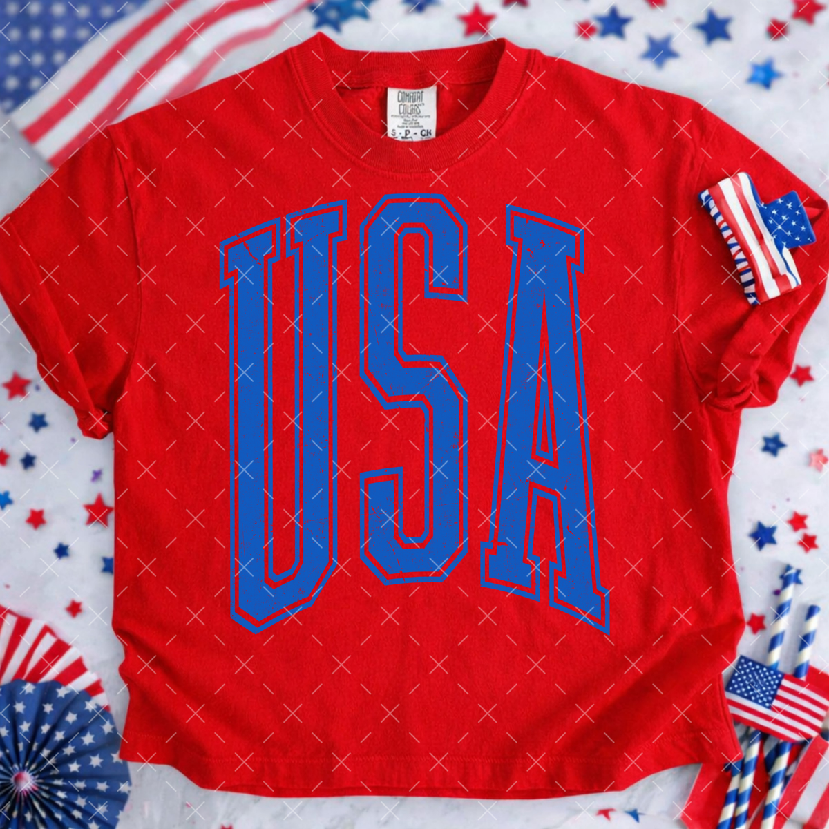USA / Blue  - TRANSFER (S)